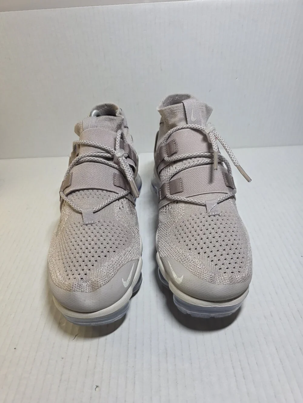 Nike Air Vapormax Flyknit Utility Moon Particle Tan Mens Size 8.5